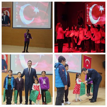 Kaymakamımız Ömer Tuğrul KUNDAKÇI 12 Mart İstiklâl Marşı'nın Kabulü ve Mehmet Akif ERSOY'u Anma Günü Programına Katıldı. 